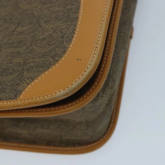 GUCCI Shoulder Bag Canvas Leather Brown Gold Auth ep6137 - Picture 9 of 16